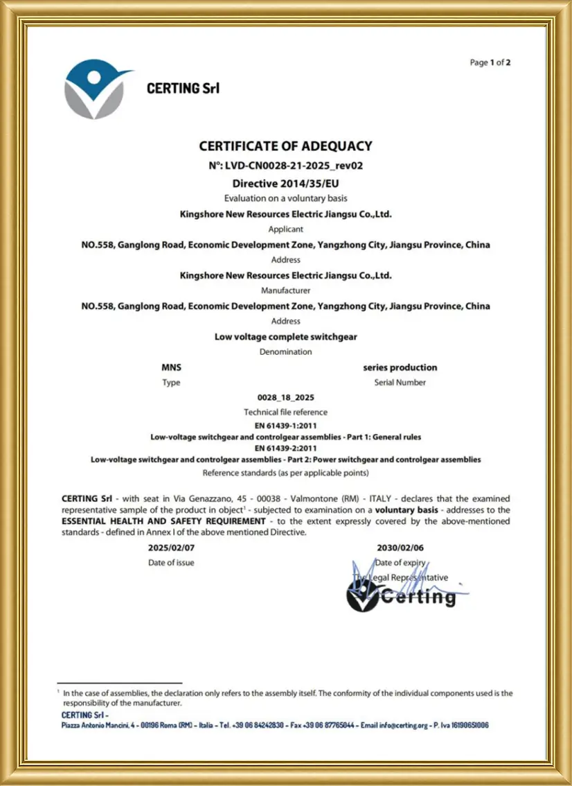 CE-certificate