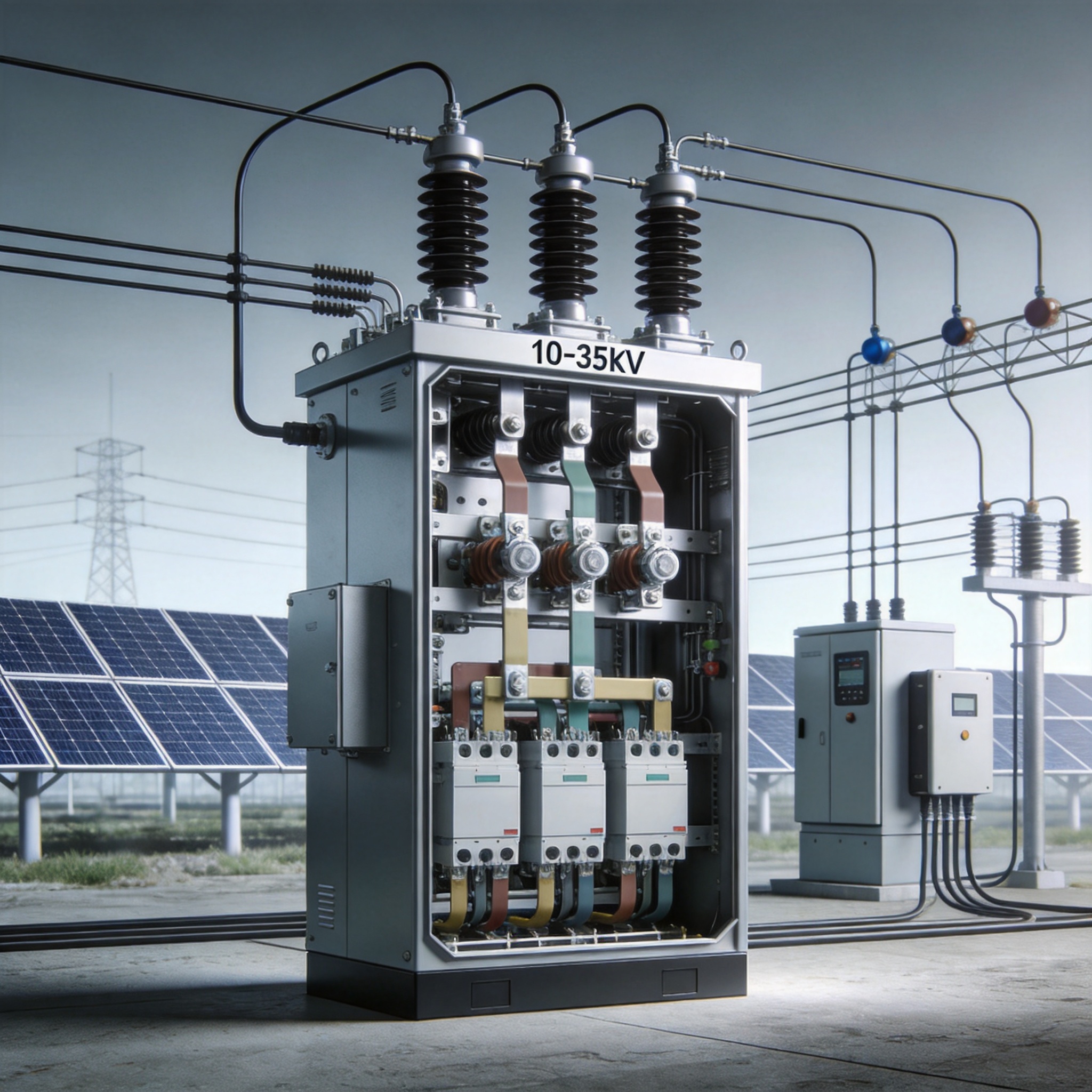 Single busbar and ring main switchgear topology comparison