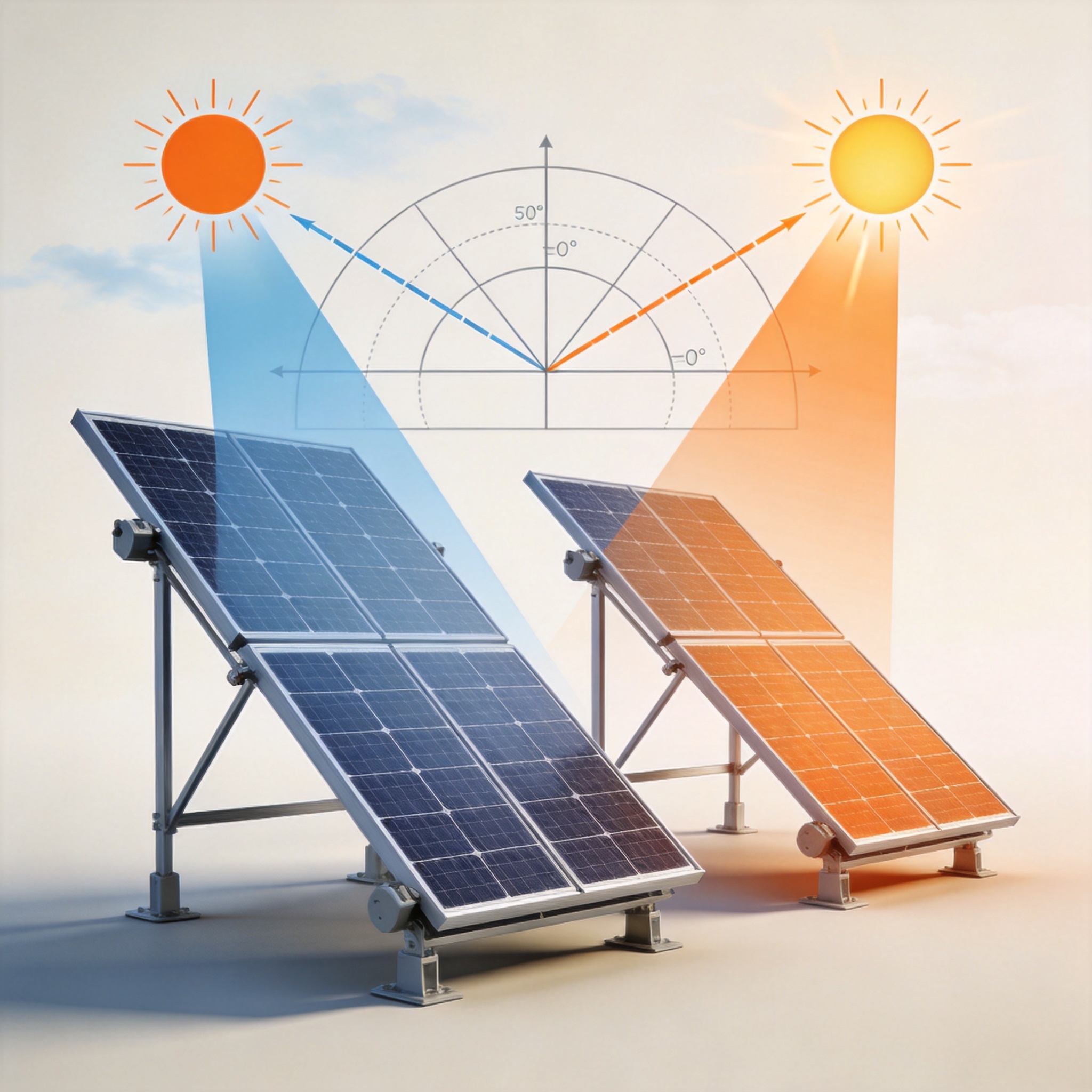 Mécanisme de réglage de la hauteur sur un support de montage solaire