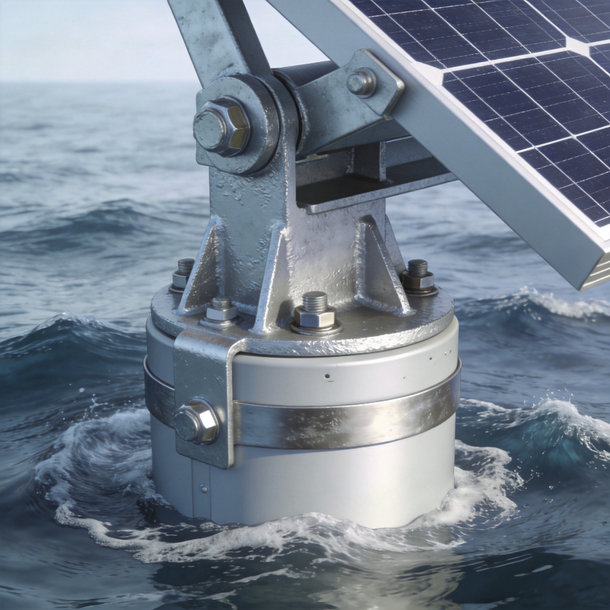 Comparison of coating thickness on aluminum and steel PV mounts