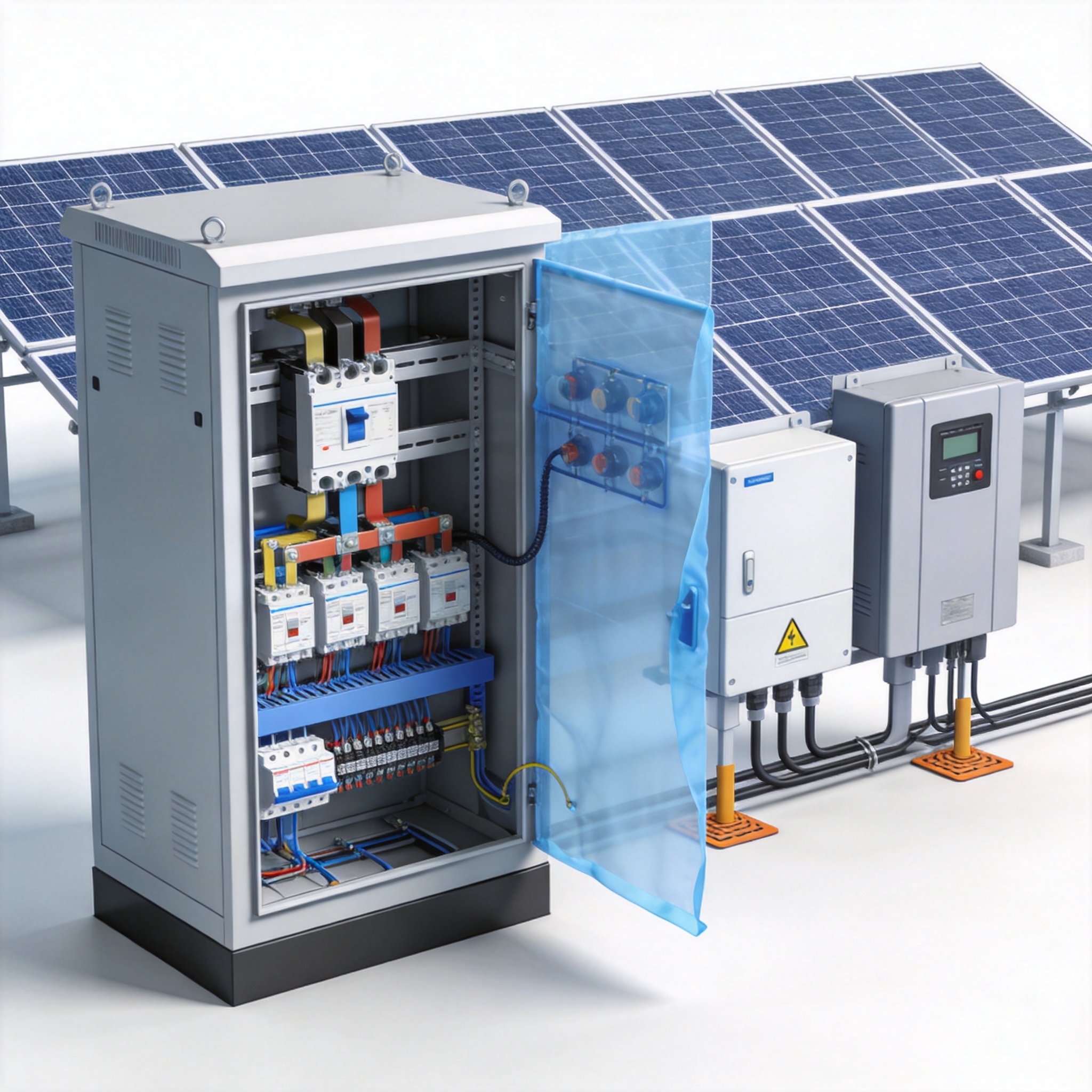 Relè di protezione e interruttori all'interno dei quadri elettrici di bassa tensione