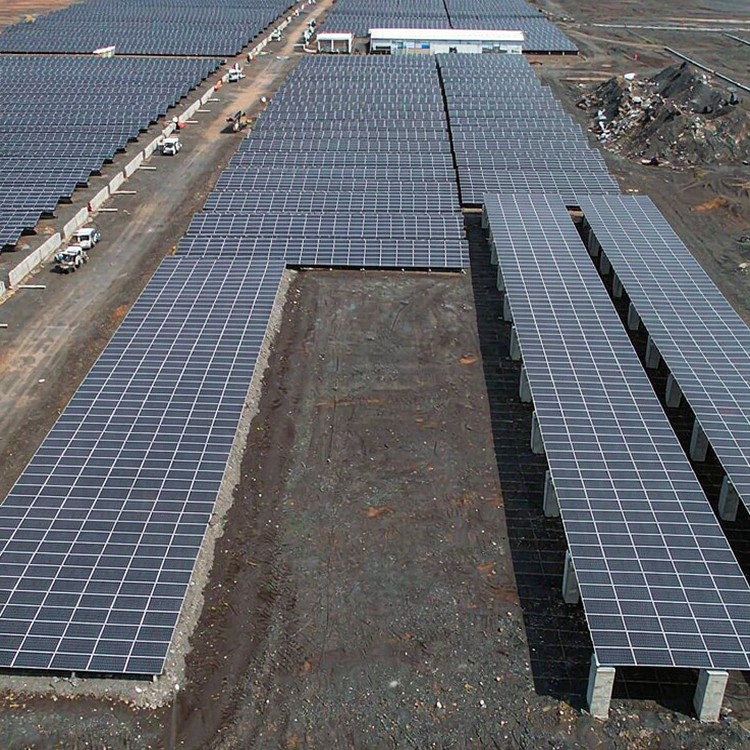 Industrial Ground-Mount & Captive Power - solar racking configuration reference