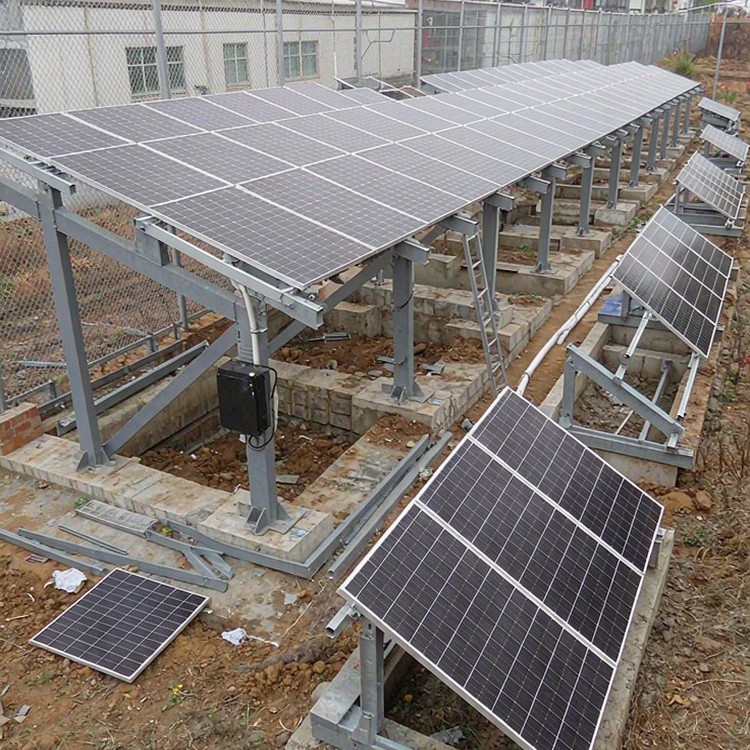 Industrial Ground-Mount & Captive Power - structure and foundation detail
