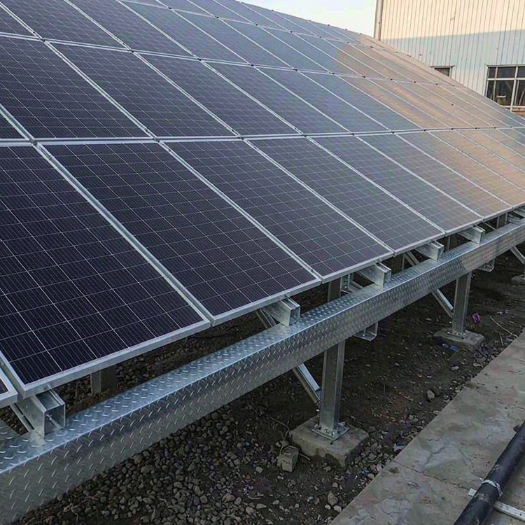 Solar Racking for Water Utilities & Treatment Plants - structure view