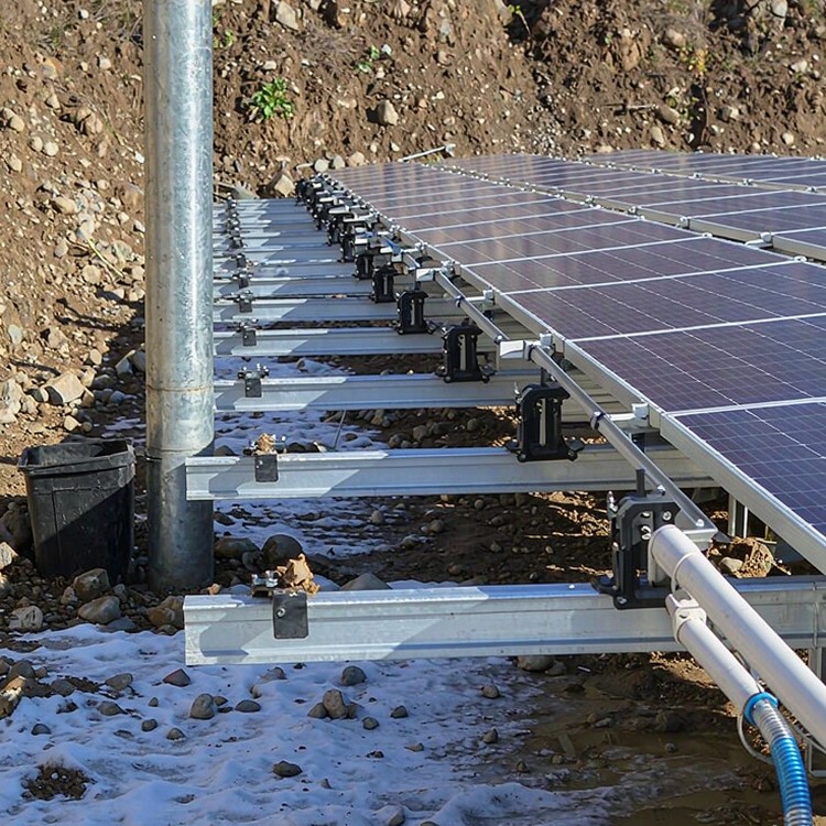 Snow Load Design for Solar Mounting Structures - structure view
