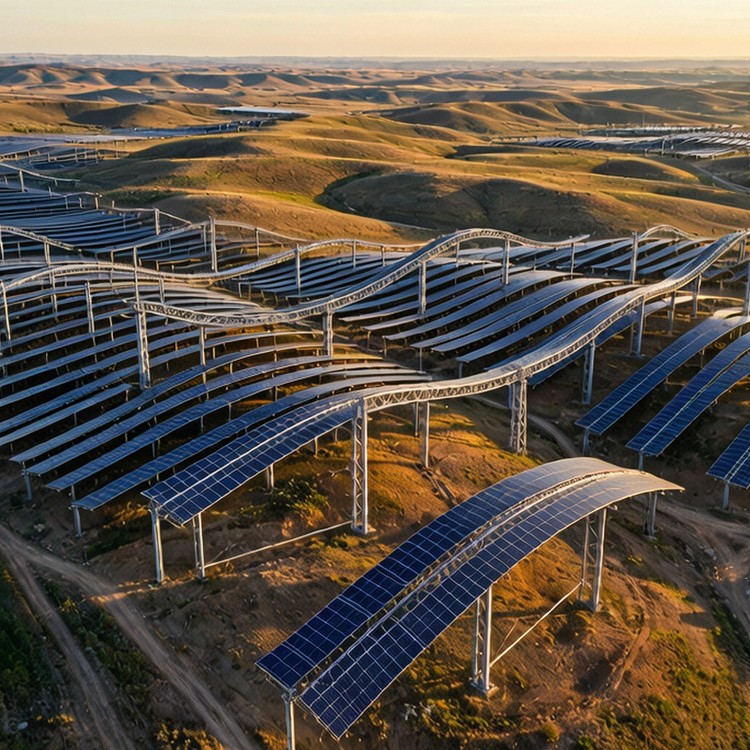 Flexible (general) solar PV plant - reference site view