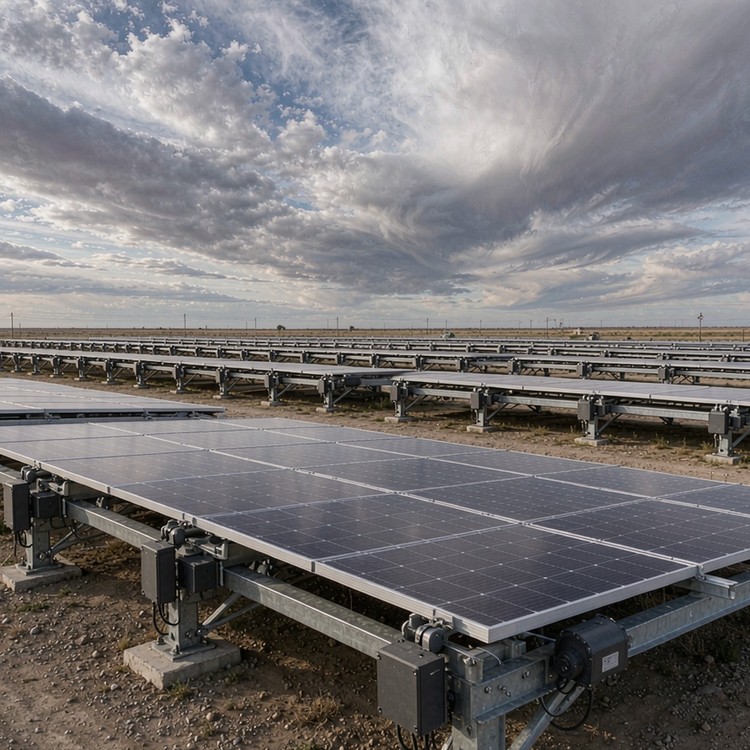 Backtracking tracker racking solar racking - engineered structure detail