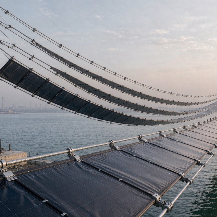 Flexible PV racking solar racking - engineered structure detail